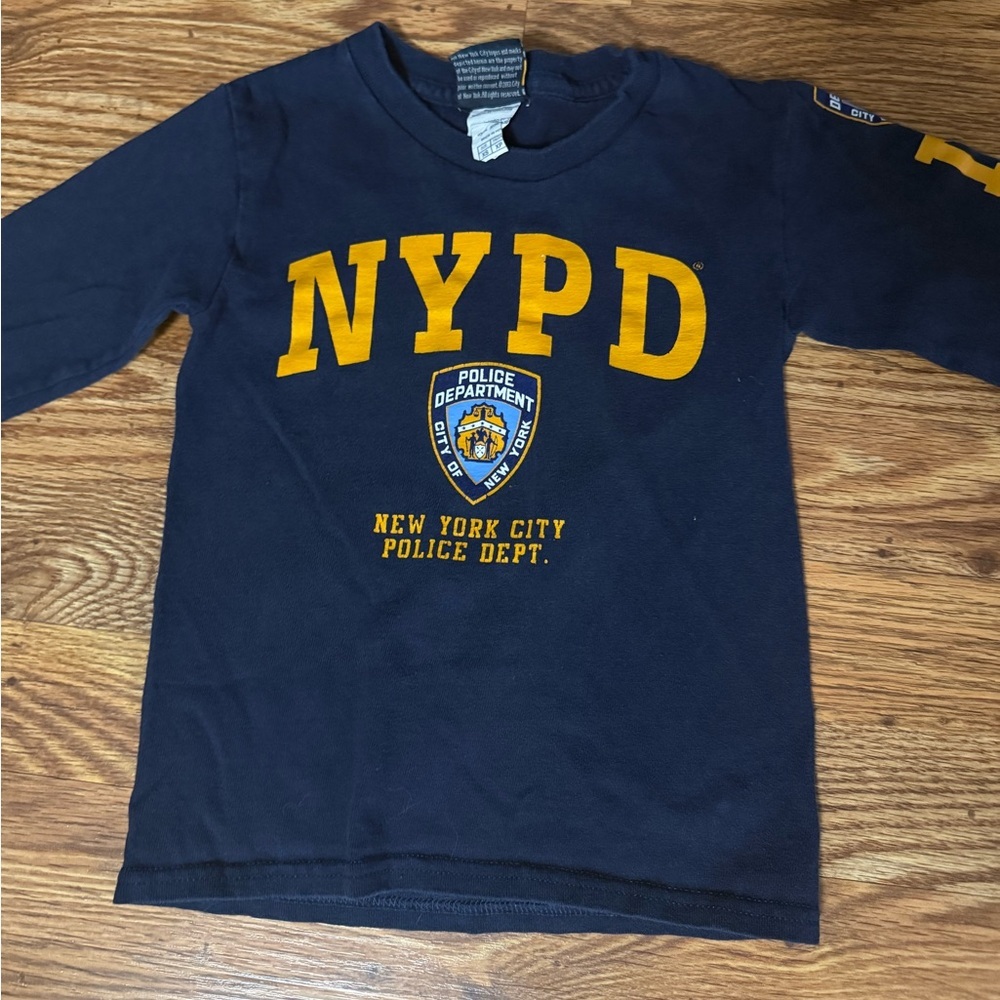 NYPD New York City Police Department T Shirt Youth XS